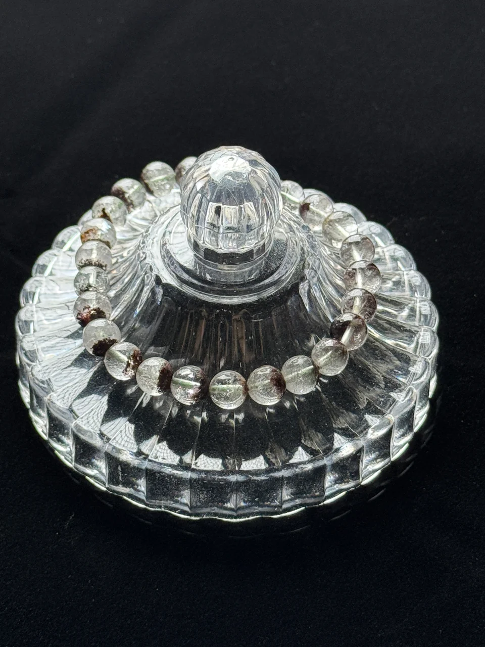 Natural White Phantom Quartz Bracelet