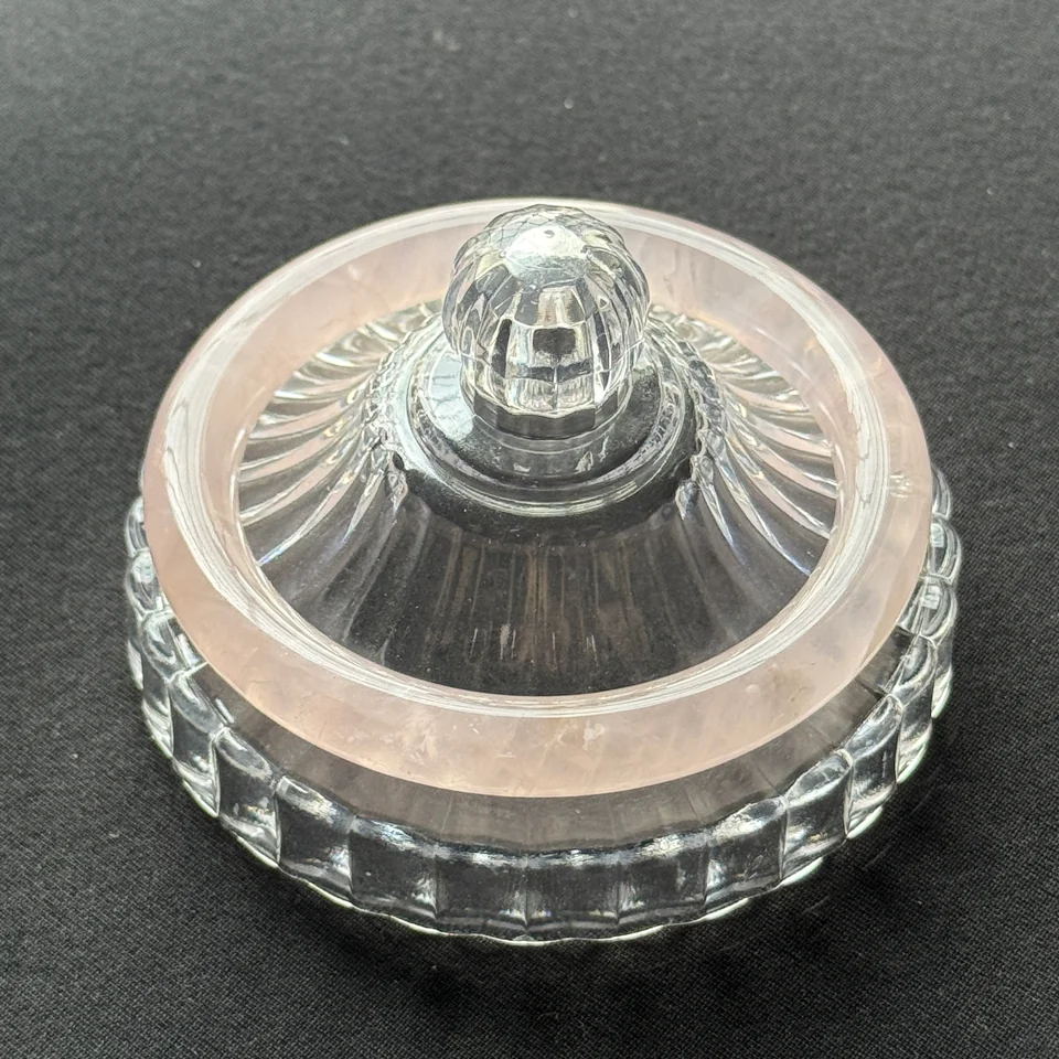 Natural Rose Quartz Round Bangle 01